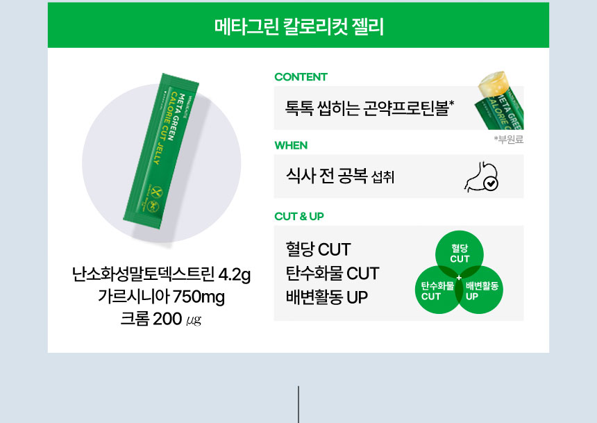 바이탈뷰티 메타그린 칼로리컷 젤리